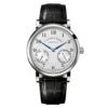 A. Lange and Sohne 1815 Up Down Silver Dial 18K White Gold Men's Watch